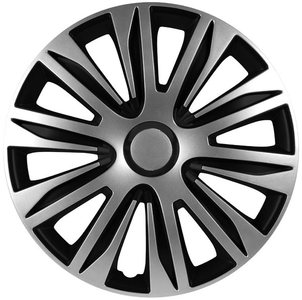 Radblenden Radkappen Nardo silber schwarz silver black 16 Zoll Radzierblende