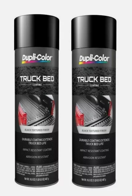 2 Dupli-Color Black TRUCK BED COATING 16.5 oz. Inner Fenders Under Coating TR250
