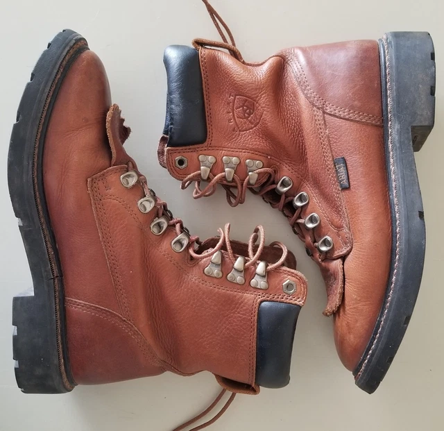 ARIAT HERITAGE LACER Style 37820 Leather Boots Men Sz 7D. [E3 37] £40. ...