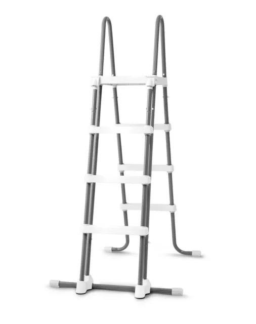 Intex Deluxe Pool Ladder with Removable Steps for 48Inch Wall Height Above Groun
