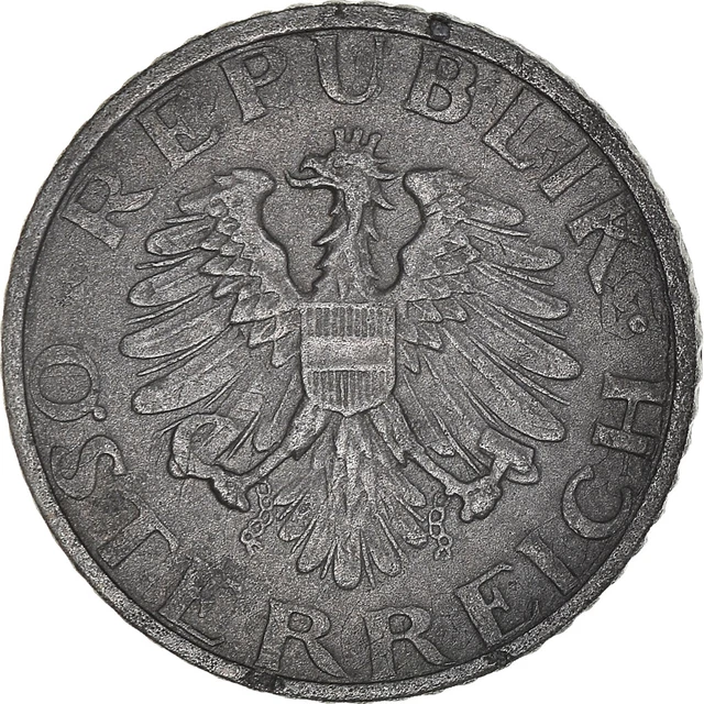 [#889865] Coin, Austria, 5 Groschen, 1950, EF, Zinc, KM:2875