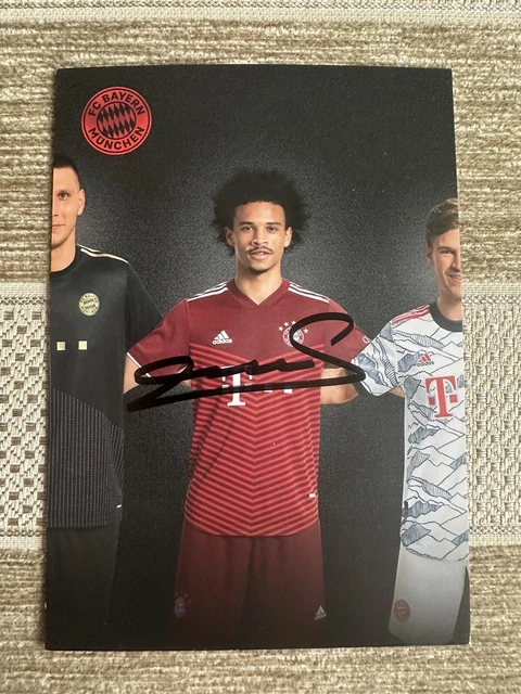 AUTOGRAMMKARTE FC BAYERN München Benjamin Pavard 2021/22 signiert EUR 1