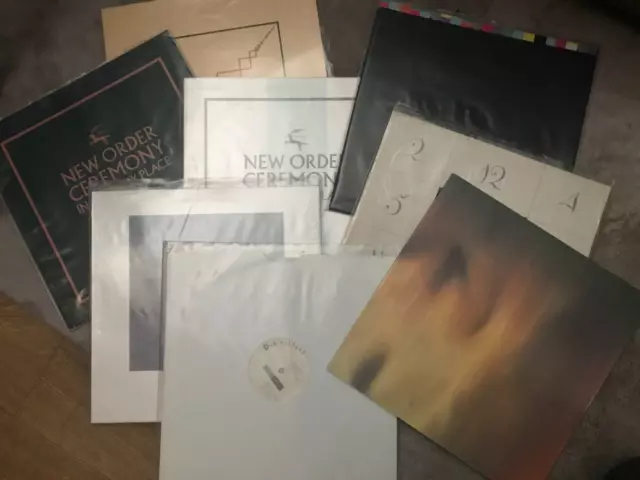 New Order - Joblot of 16 x 12" Vinyls.