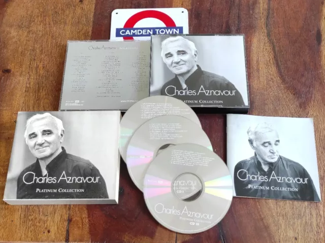 Charles Aznavour - Platinum Collection Slip Case & Fatbox 3X Cd Perfetto