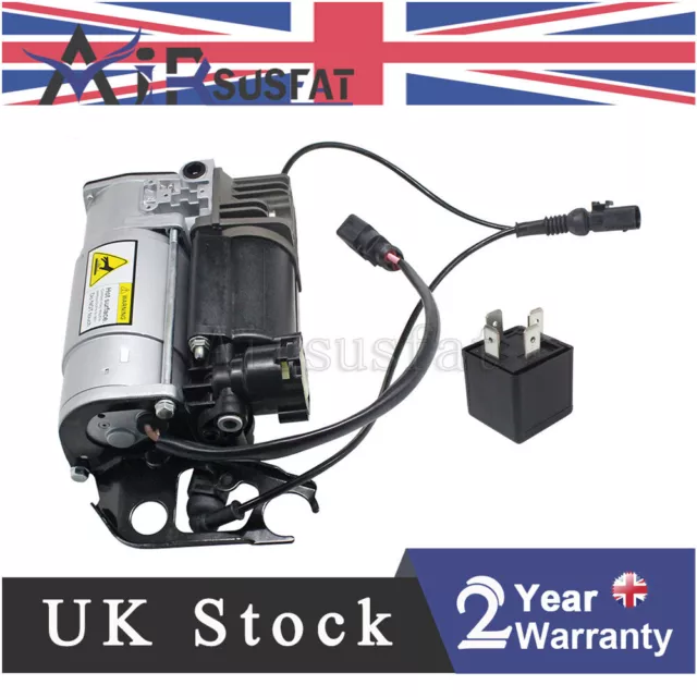 Air Suspension Compressor Pump + Relay + Valve Block For Audi Q7 4L 2006-15⭐⭐⭐⭐⭐ 2