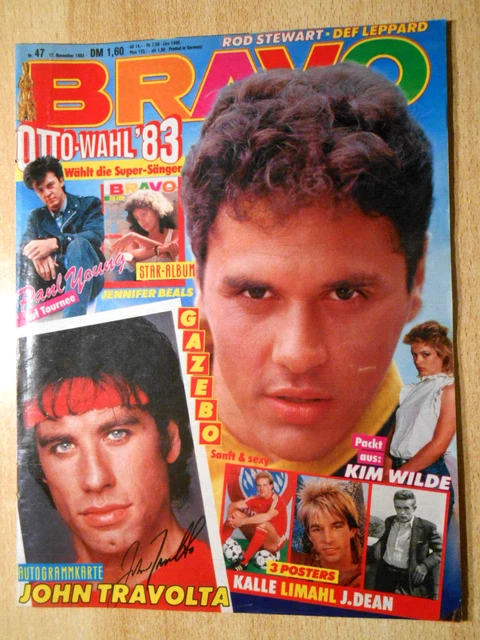 Bravo 47/1983 Komplett - Def Leppard, Nena, Bryan Adams, Kim Wilde, Genesis  TOP