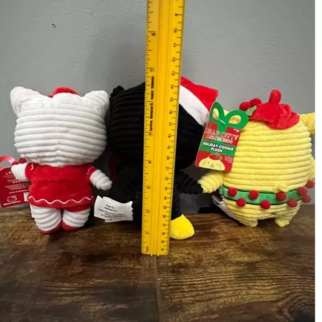 Hello Kitty and Friends Holiday Cookie Plush Set of 5 3