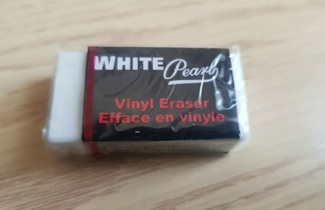 1 x  DIXON White Pearl Vinyl Eraser Rubber Medium size