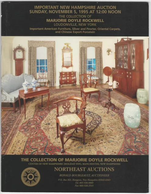 Antique American Furniture Marjorie Rockwell Collection 1995 Auction Catalog