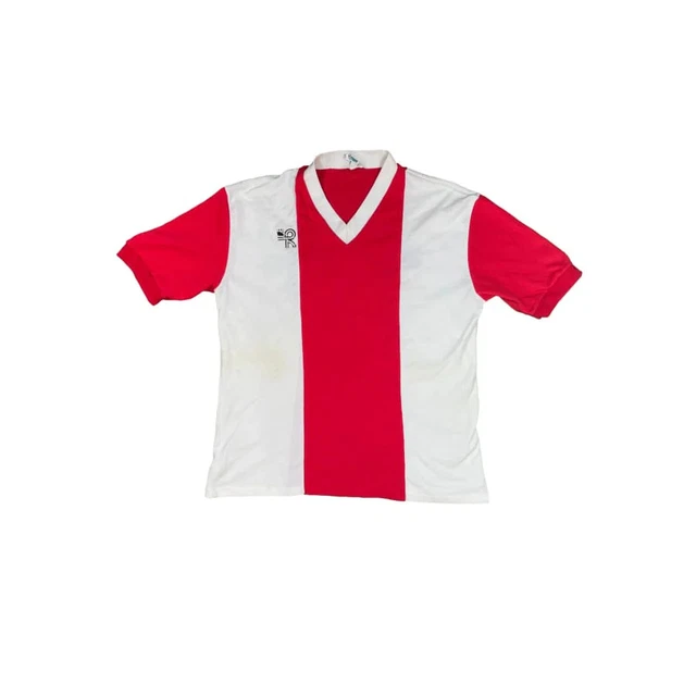 Maillot Vintage Kopa Orange – Années 80 – Taille 12 Ans (150) – Coton Heurtefeu – Foot Rétro