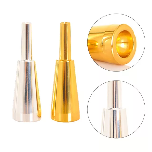 Enhance Your Sound with Silver Plated Gold Trumpet Mouthpiece No 7C 5C 3C