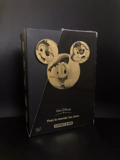 Coffret 5 DVD Tout le monde les aime Mickey Donald Dingo Tic et Tac 1 et 2 5