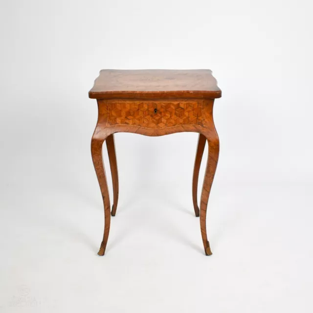 French Dressing Table, Satinwood, Kingwood, Markertree & Parkertree Circa.1880