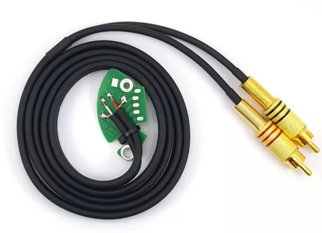 Cable Rca X Technics Sl 1200 Sl 1210 MK2 M3D MK5 MK5G M5G Fused 49 3/16in 1V
