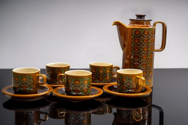 HORNSEA POTTERY &BRONTE& Coffee Set 1970s Retro Vintage £56.96 ...