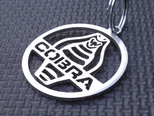 Keyring For MUSTANG COBRA FORD JET SHELBY CABRIO GT 500 V8 AC 350 Keychain Badge