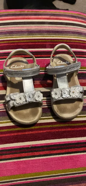 Toddler Clarks Girls Sandals Size UK 7.5F