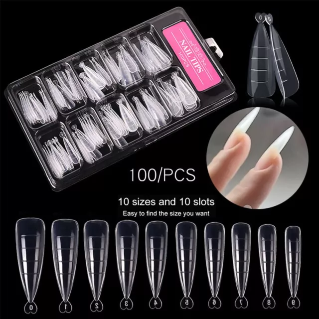 Manicure Tools False Nails Nail Extensions Nail Dual Forms DIY Gel Mold Tips