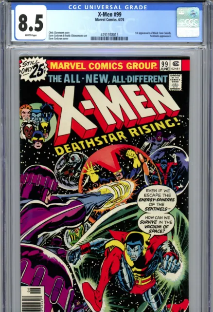 X-Men #99 (1976) Marvel CGC 8.5 White 1st Appearance of Black Tom Cassidy!
