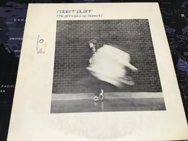 Robert Plant, The Principle Of Moments , L. P.  Chade Label . Rare Taiwan Press.