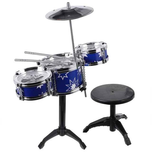 toddler drum toy Little Kit Kids Plastic Drum Set Percussion Drum Toy