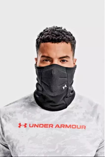 Under Armour UA Fleece Gaiter Black ISO Chill NEW $40 Retail Sportsmask