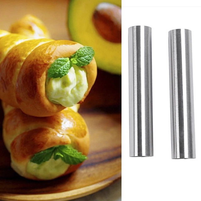 Set stampi corno crema acciaio inox resistente alla ruggine per un uso prolungato