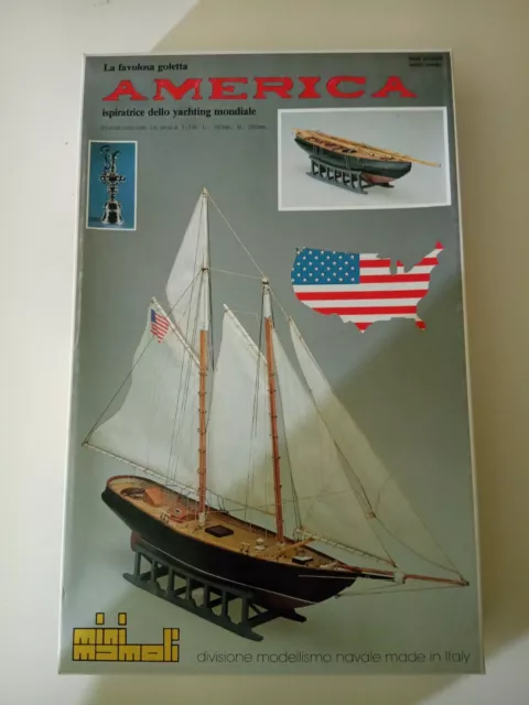 Mini Mamoli 1/140 schooner America modello da montare in legno