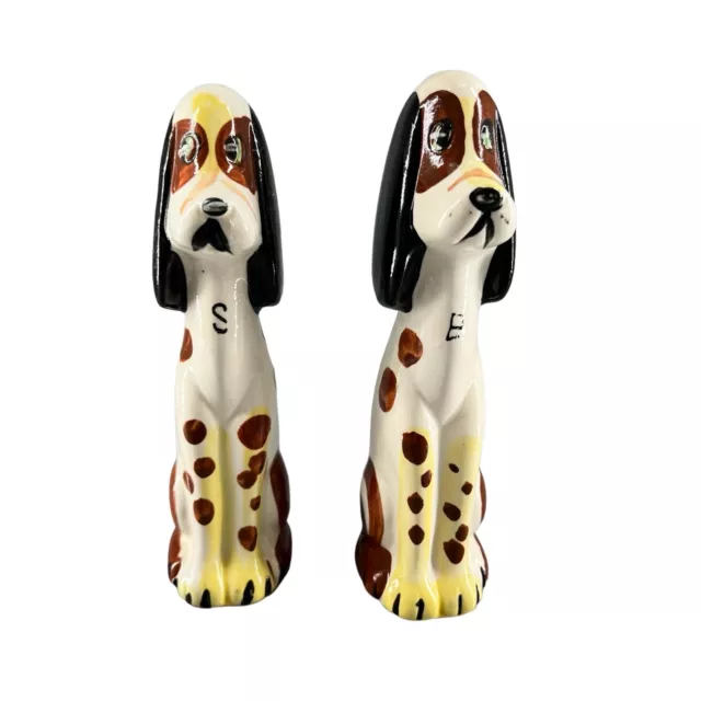 1950’s Original Hound Dog Salt & Pepper Shakers By Commodore Japan As Is 2