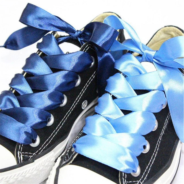 Paire De Lacets En Soie Satin Rose De 120 Cm - Pour Baskets, Bottines, Sneakers Unisexe
