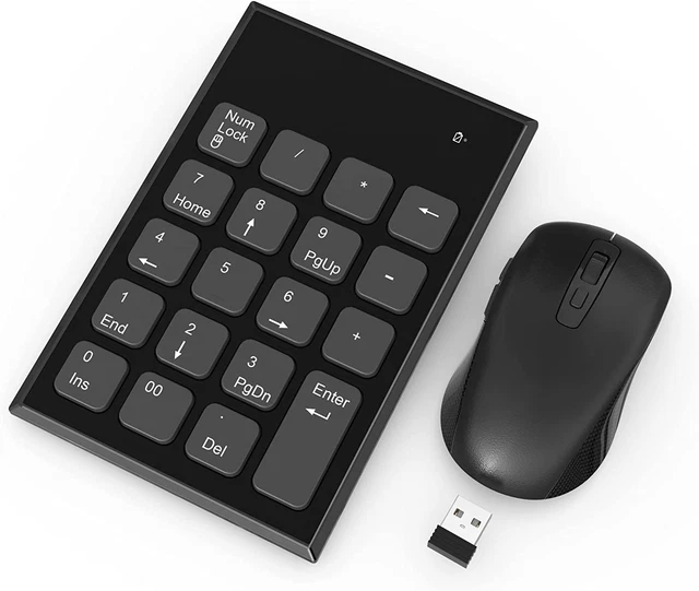 WIRELESS NUMERIC KEYPAD And Mouse Combo 2 4 Ghz Numeric Keypad Numpad