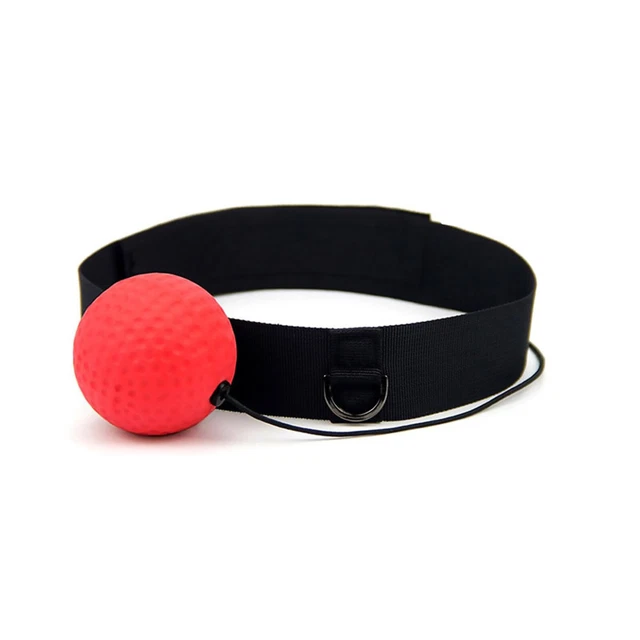 FIGHT BALL REFLEX Boxing React Training Boxer Speed Punch Head Cap ...
