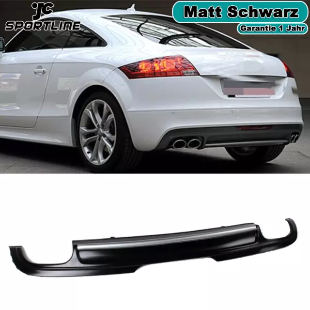 Spoiler Diffusor für Audi TT 8J Heckansatz Heck Heckschürze Stoßstange Turning