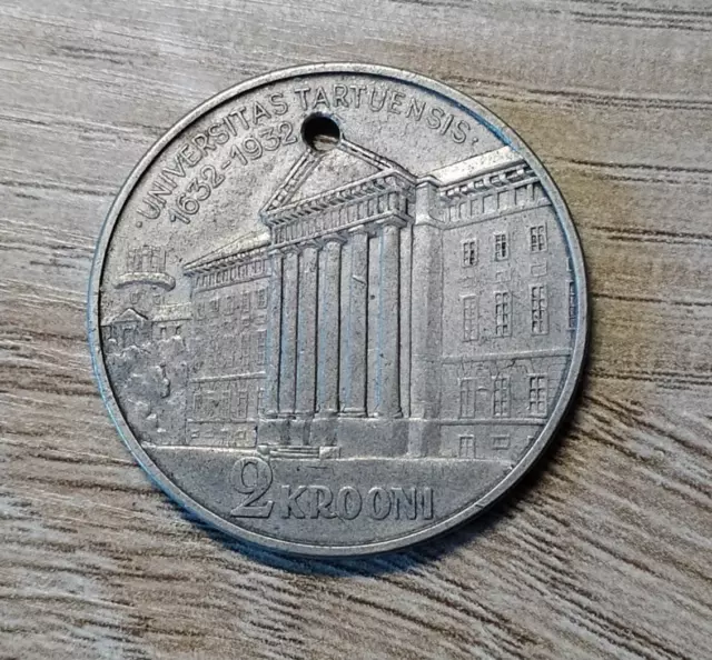 Estonia 2 kroon 1932 silver