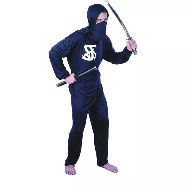 Costume Carnevale Ninja Adulto Uomo Taglia unica 52-54 Originale Ciao 62120