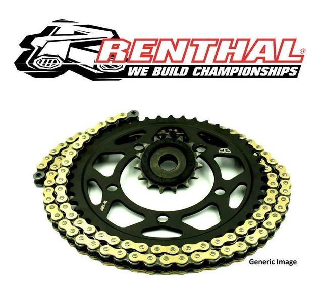 DUCATI 795 MONSTER 12-15 Renthal R4 Gold X-Ring Chain & JT RB Sprocket ...