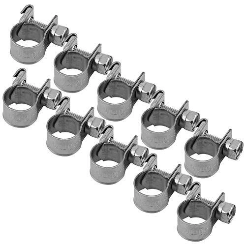 Collier de serrage 10PCS collier de serrage de tuyau de carburant en acier in...