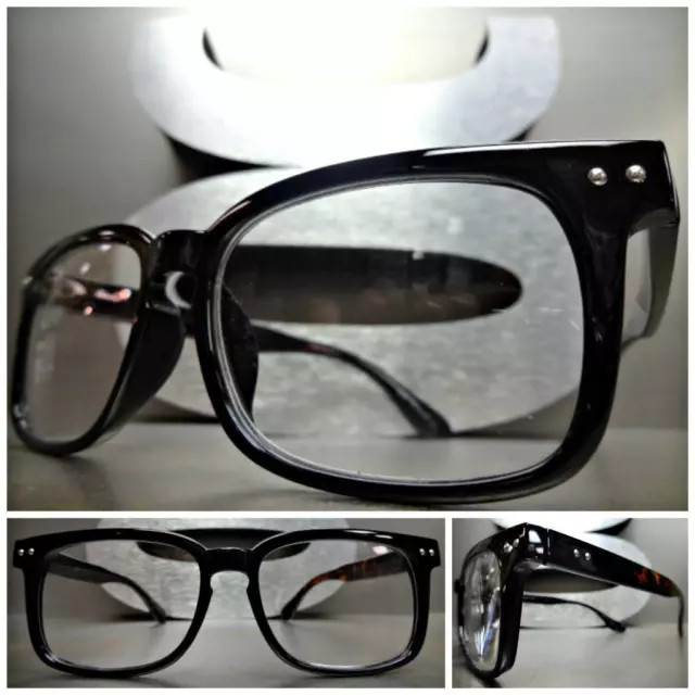 Hommes Femmes Vintage Style Lecture Yeux Verres Lecteurs Noir & Tortue Cadre +