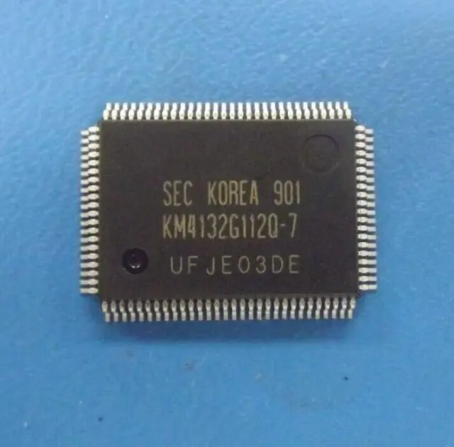 (1PC) KM4132G112Q-7 Synchronous Graphics RAM, 1MX32, 5.5ns, CMOS, PQFP100