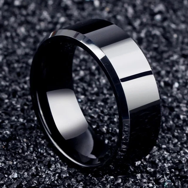 Bague en acier inoxydable pour homme