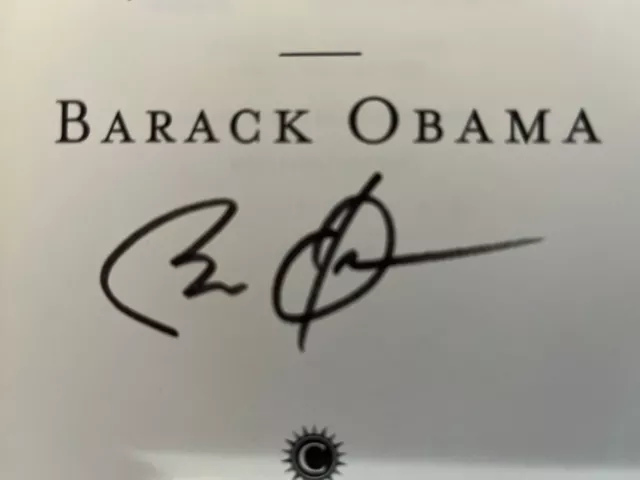 President Barack Obama Signed autographed The Audacity Of Hope Book Hardcover FE