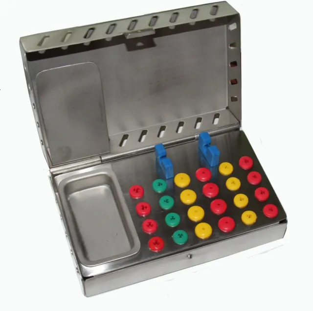 Bohrer-Tray Chirurgie-Tray A Bohrerständer 24 Einh. Sterilisationsbox Implantate