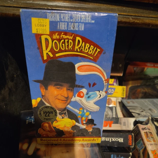 WHO FRAMED ROGER RABBIT VHS NEW SEALED Bob Haskins 1988 Touchstone ...