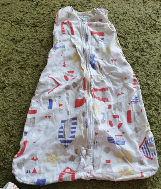 Grobag Strand Thema Reise Schlafsack Alter 0-6 Monate 1 Tog