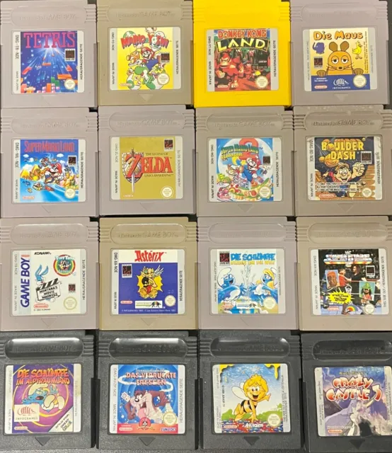 GameBoy Spiele Konvolut Sammlung Paket Mario, Zelda, Tetris uvm.