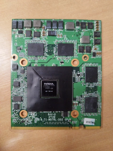 Carte Graphique NVIDIA GeForce 9600 GT (G96) 512 Mo Pour Clevo M860TU / Sager NP8660