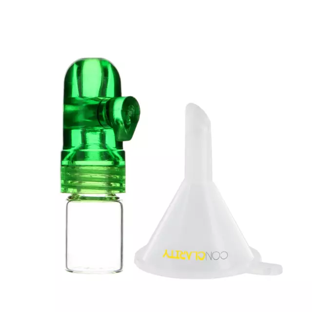 Premium 0.5g Green Twist e-Snuff Spice and Sweetener Portable Storage Bullet