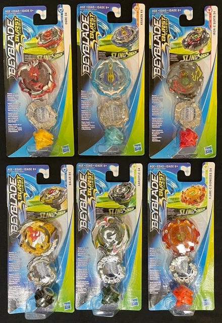 Beyblade Burst Turbo Slingshock Lot B4, O4, G4, K4, D4, & S4  **Please Read