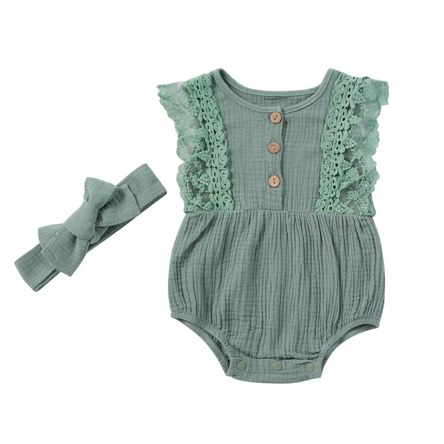 Vestiti con fascia in pizzo principessa neonata estiva abiti fascia