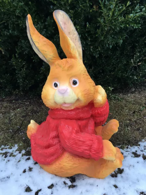 OSTERHASE, Hase, OSTERN, GARTENFIGUR, GARTEN STATUE FIGUR DEKO 50 cm groß DEKO